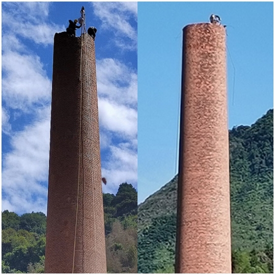 沈陽煙囪拆除公司方案設計及拆除流程