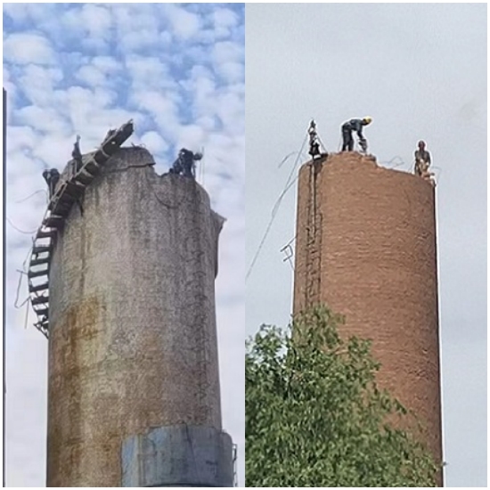 銅川煙囪拆除公司:保障拆除安全,守護(hù)藍(lán)天白云